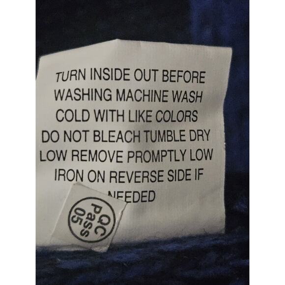 Notations Blue Black Knit Cowl Neck Midi Sweater 3/4 Sleeves XL - Picture 7 of 10